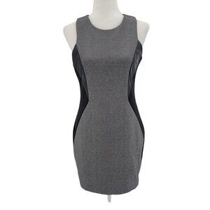 NWT Pink Martini Hally Sleeveless Colorblock Charcoal Dress Womens Small